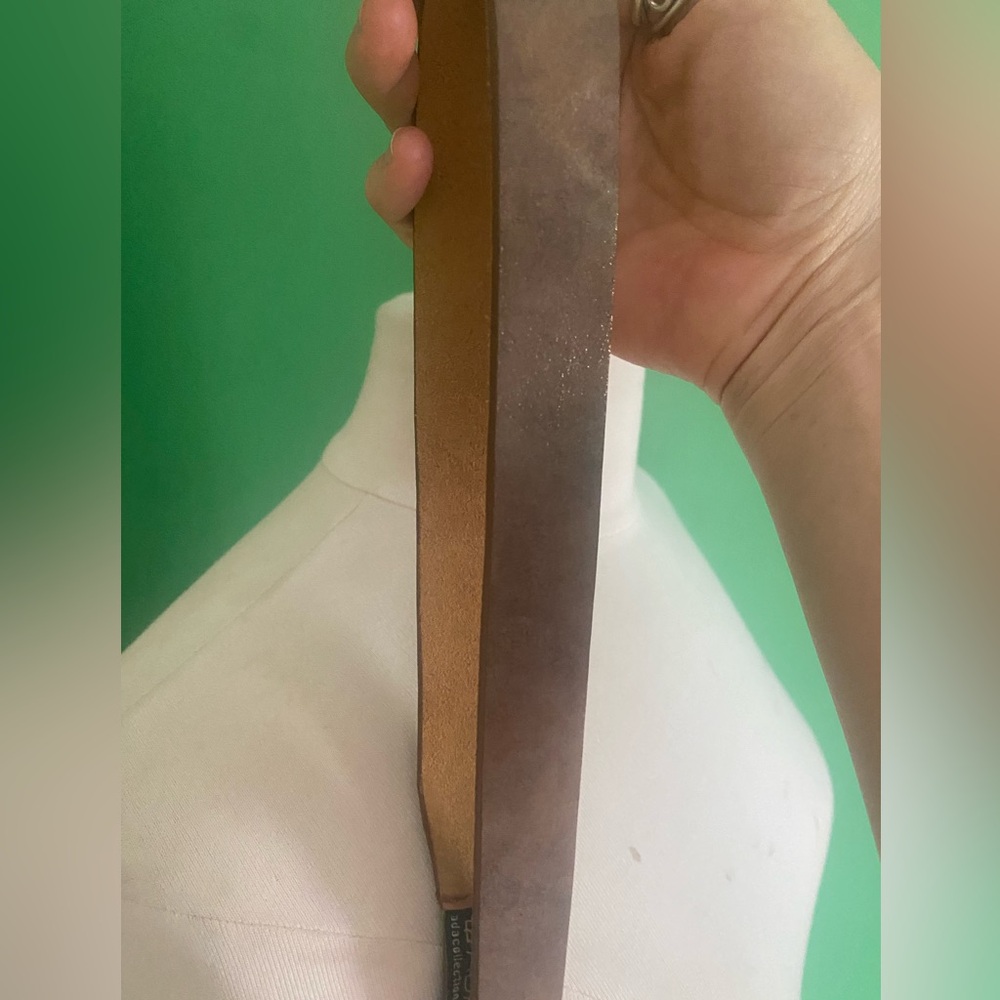 ADA Metallic Brown Wrap leather Belt - Picture 3 of 4